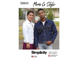 Simplicity Pattern S8845 Mimi G Jean Jacket- Size A (XS