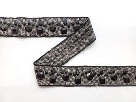 Great value 40mm Dazzle Tweed Trim #698 available to order online Australia