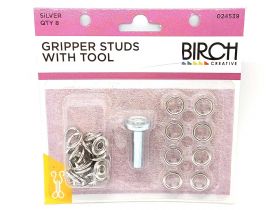 Great value Gripper Studs with Tool - Silver- Pack of 8 available to order online Australia