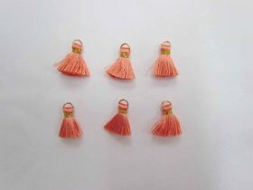 Great value Mini Viscose Tassels- Apricot- 6 for $3- RW181 available to order online Australia