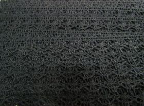 Great value 20mm Cotton Lace- Mysterious Black #595 available to order online Australia