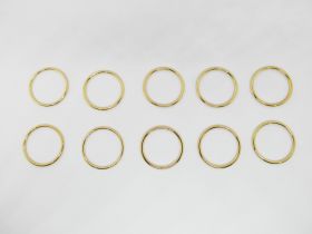 Great value 25mm Rings- Gold- 10pk- RW482 available to order online Australia