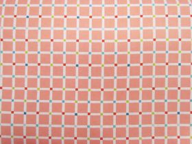 Great value Delivered With Love- Checks- Peach available to order online Australia
