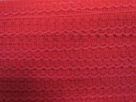 Great value 20mm Daisies After Dark Lace Trim- Berry Red #668 available to order online Australia