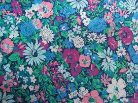 Great value Liberty Cotton- Malvern Meadow 5726E- Flower Show Midnight Garden Collection available to order online Australia