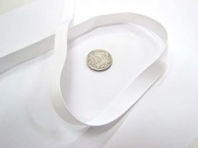 Great value Grosgrain Ribbon 13mm- White available to order online Australia