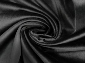 Great value Stretch Cotton Velvet- Luxurious Black #9097 available to order online Australia