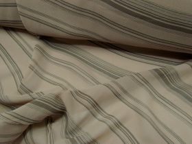 Great value Banker Stripe Chiffon- Caramel available to order online Australia