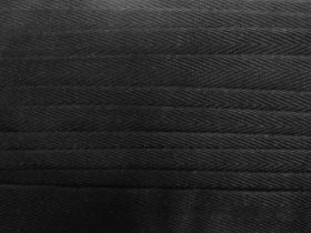Great value 30mm Cotton Herringbone Tape- Black #T083 available to order online Australia