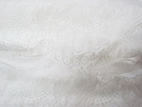 Great value 110mm Flower Daze Lace Trim 280cm Piece- White #T096 available to order online Australia