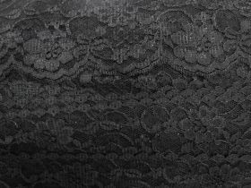 Great value 65mm Flowerbed Lace Trim- Black #T113 available to order online Australia