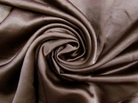 Great value Drapey Viscose Blend Satin- Cocoa Brown #9275 available to order online Australia