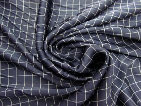 Great value Grid Check Satin Chiffon #6559 available to order online Australia
