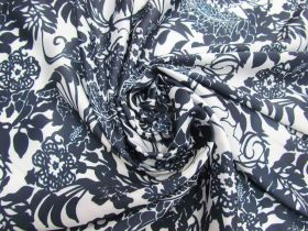 Great value Mysterious Floral Satin Chiffon #6563 available to order online Australia