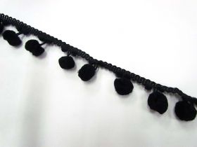 Great value Large Pom Poms- Black available to order online Australia