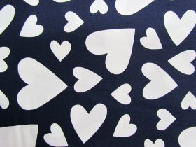 Great value Have A Heart Cotton- Navy #6628 available to order online Australia