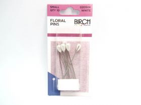 Great value Floral Pins- Small- White- Pack of 10 available to order online Australia