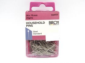 Great value Household Pins- 26x.75mm- 25g Pack available to order online Australia