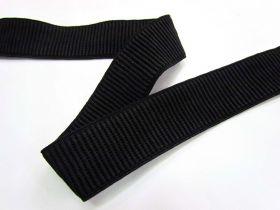 Great value 32mm Ribbed Elastic- Black available to order online Australia