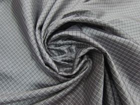 Great value Grey Grid Check Polyester Taffeta #7037 available to order online Australia