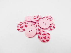 Great value 25mm Button- FB559 Pink available to order online Australia