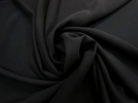 Great value Delustered Satin Crepe- Black #7174 available to order online Australia