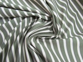 Great value Palm Stripe Cotton Ponte #1524 available to order online Australia