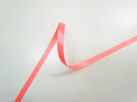 Great value 7mm Satin Ribbon- Bright Coral available to order online Australia