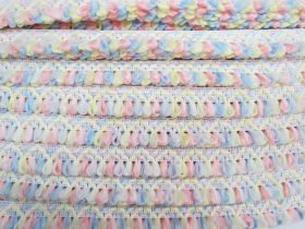 Great value 20mm Pastel Puff Loop Fringe Trim available to order online Australia