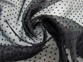 Great value Self Spot Organza- Black #7275 available to order online Australia