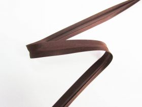 Great value 15mm Satin Bias Binding- Brown #T199 available to order online Australia