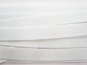 Great value Budget Elastic- 25mm Ribbed- White available to order online Australia