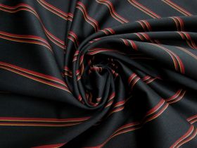 Great value Wool Blend Twill Suiting- Danger Stripe #5441 available to order online Australia