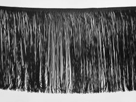 Great value 30cm Fringe Trim- Ebony Black #T242 available to order online Australia