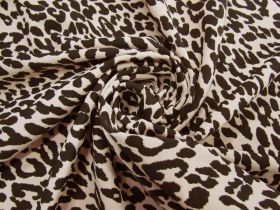 Great value Leopard Look Ponte Knit #7309 available to order online Australia