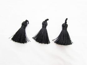 Great value Designer Tassels- Luxe Black 3 for $5 RWT02 available to order online Australia