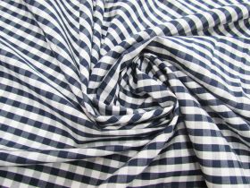 Great value 6mm Gingham Cotton- Navy #5567 available to order online Australia