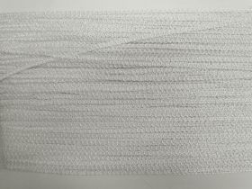Great value 4mm Shiny Circle Braided Trim- White #918 available to order online Australia