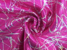 Great value Holographic Laser Show Spandex- Pink #7694 available to order online Australia