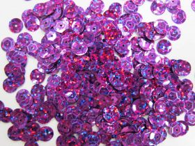 Great value 24gm Sequin Pack- Holographic Purple- 8mm #025 available to order online Australia