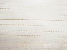 Great value 8mm Scallop Lingerie Elastic- Ivory #T277 available to order online Australia
