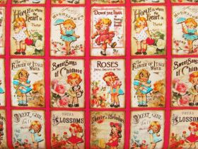 Great value Vintage Reads Cotton- Red available to order online Australia