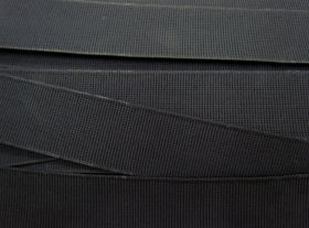 Great value 38mm Ribbed Elastic- Smokey Black #038 available to order online Australia
