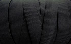 Great value 20mm Knitted Elastic- Black #058 available to order online Australia