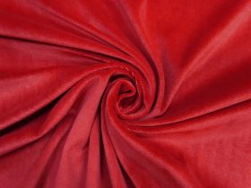 Great value Stretch Velour- Rouge Red #8127 available to order online Australia