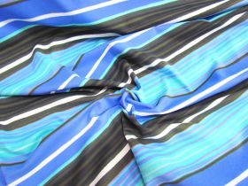 Great value Moonlight Stripe Spandex- Ocean available to order online Australia