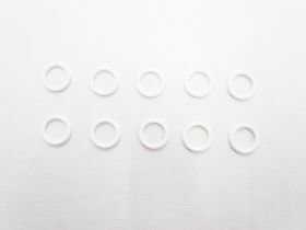 Great value 8mm White Lingerie & Swimwear Strap Loops RW510- 10 for $3 available to order online Australia