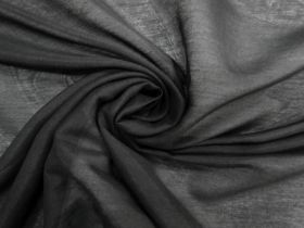 Great value Silk Cotton Voile- Noir #8347 available to order online Australia
