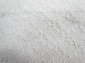 Great value 38mm Flower Mandala Lace Trim- White #T010 available to order online Australia