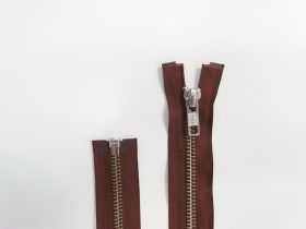 Great value 125cm Open End Single Slide Zipper- Cocoa #TRW105 available to order online Australia